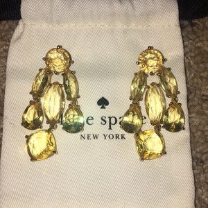 Kate Spade Citrine Chandelier Earrings